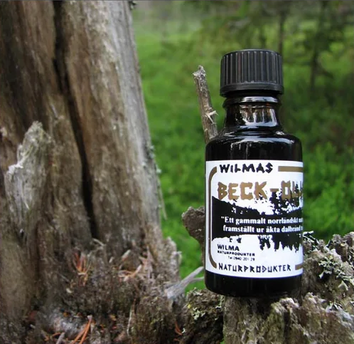 Wilma Beck Olja in der Natur platziert
